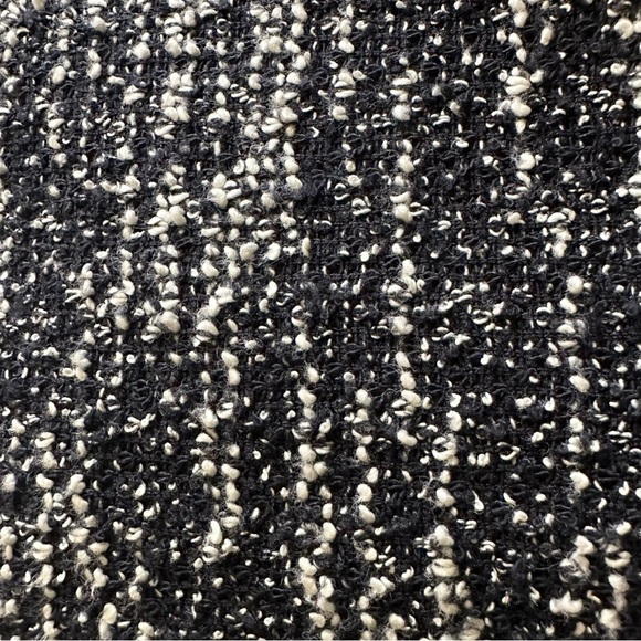 Y2K Donna Karan Womens 8 fitted minimalist jacket black boucle knit - Picture 9 of 12